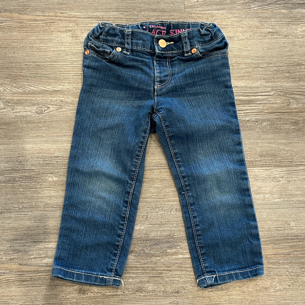 The Children's Place Dark Blue Denim Jeans For Kids